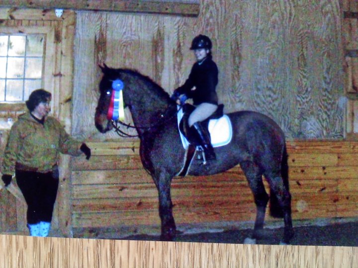 though she is destined for dressage